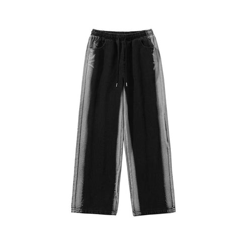 DISTRESSED STRIPE JEANS