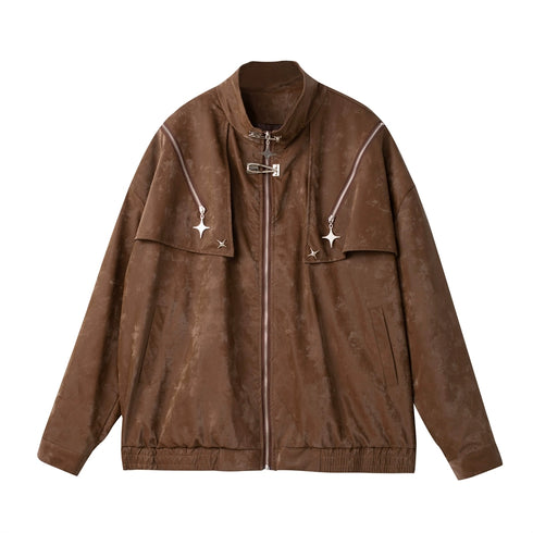 NICHE CROSS LEATHER JACKET