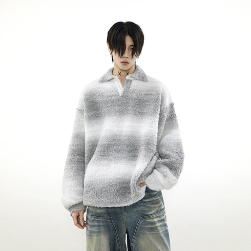 GRADIENT STRIPED SWEATER