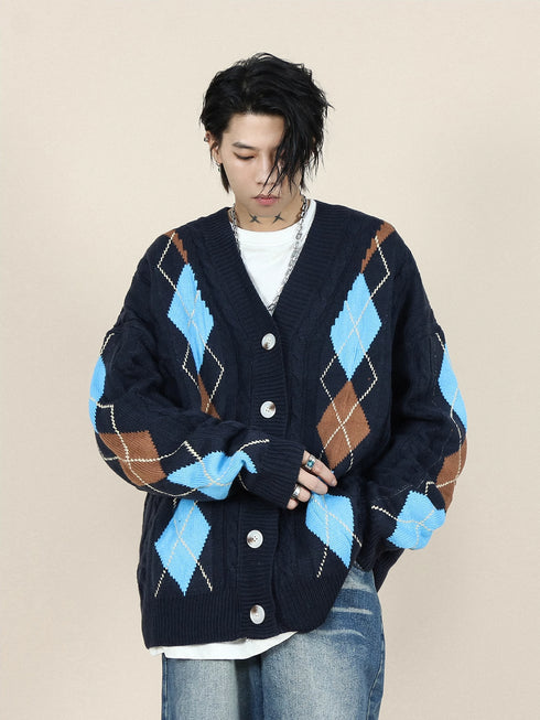 ARGYLE STREET CARDIGAN