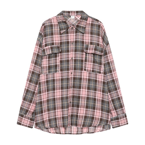 PINK PLAID FLANNEL