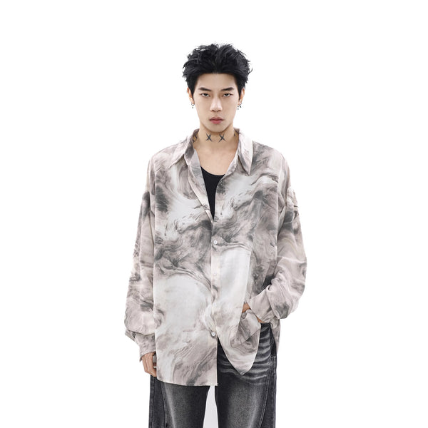 WATERCOLOR DRESS SHIRT