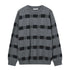 PATTERNED PLAID SWEATER