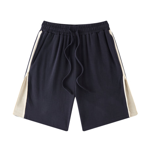 CASUAL ZIPPER-SLIT SHORTS