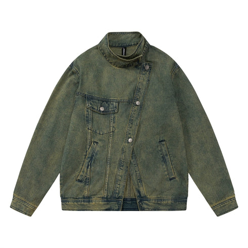 OVERLAPPED DENIM JACKET