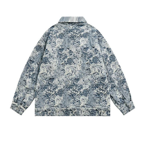 ARCHIVE No. 1006 FLORAL DENIM JACKET