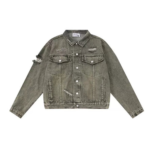 RIPPED DENIM JACKET