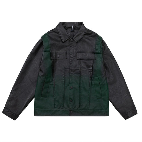 FADED MOTORCYCLE JACKET