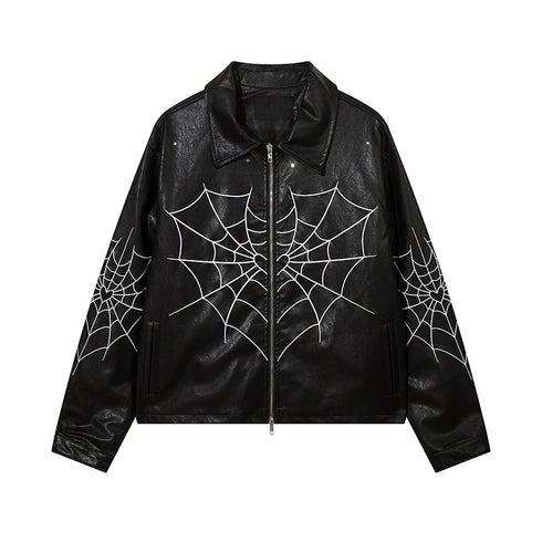 HEARTWEB LEATHER JACKET