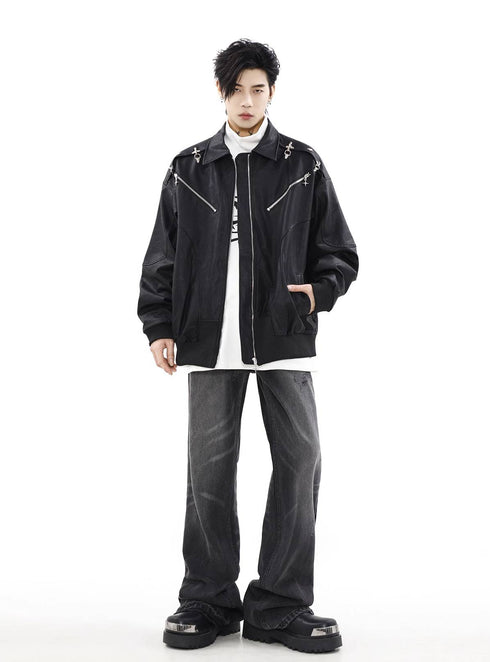 RETRO STAR-STUDDED JACKET