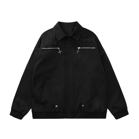 CROSS ZIPPER JACKET