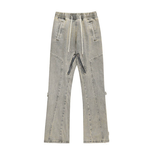 ZIPPER STREET JEANS