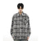 DISTRESSED SPLASH PLAID FLANNEL