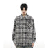 DISTRESSED SPLASH PLAID FLANNEL
