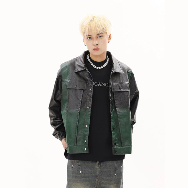 FADED MOTORCYCLE JACKET