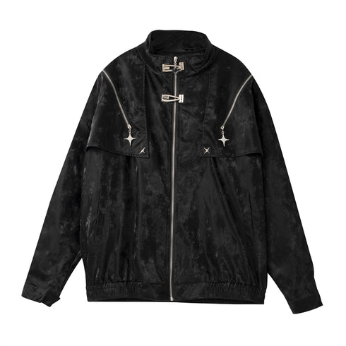 NICHE CROSS LEATHER JACKET