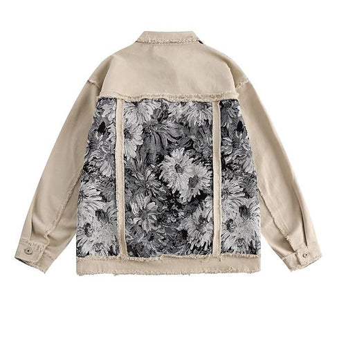 ARCHIVE No. 1014 FLORAL PRINT DENIM JACKET