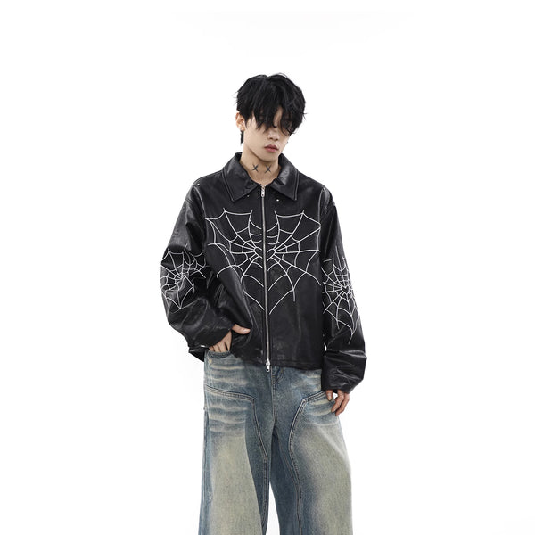 HEARTWEB LEATHER JACKET