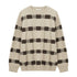 PATTERNED PLAID SWEATER