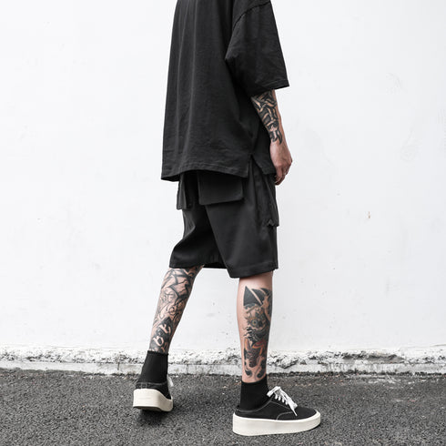 LOOSE FOUR-POCKET SHORTS