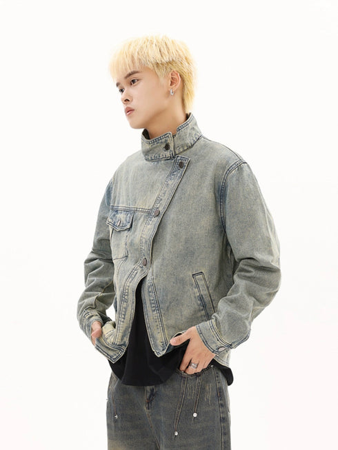 OVERLAPPED DENIM JACKET