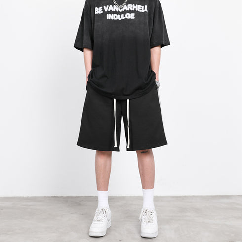 WASHED STRIPE SHORTS