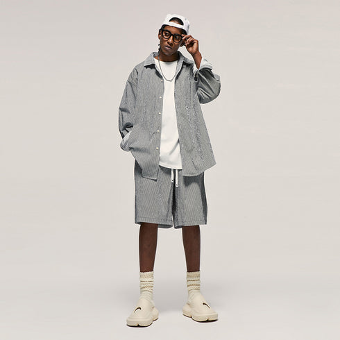 RETRO STRIPED SHORTS