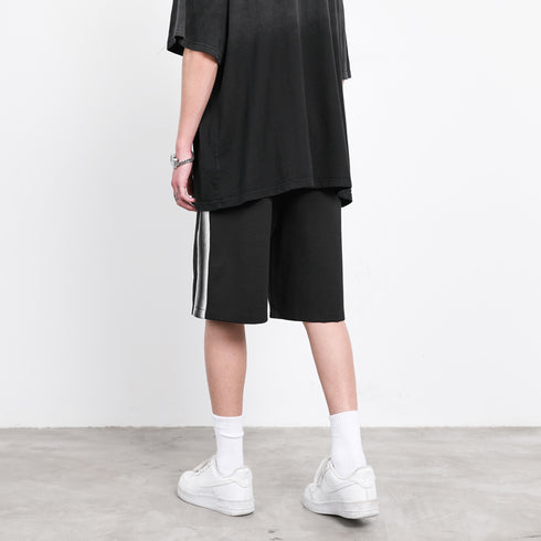 WASHED STRIPE SHORTS