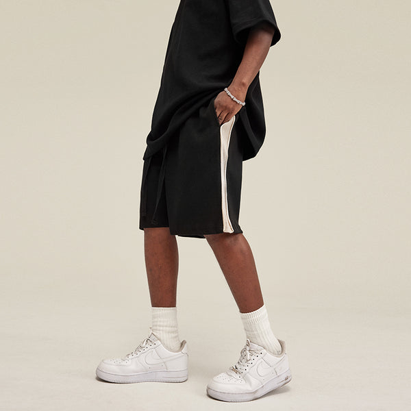 CASUAL ZIPPER-SLIT SHORTS