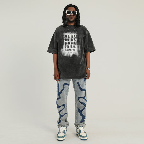 WASH DESTROYED JEANS