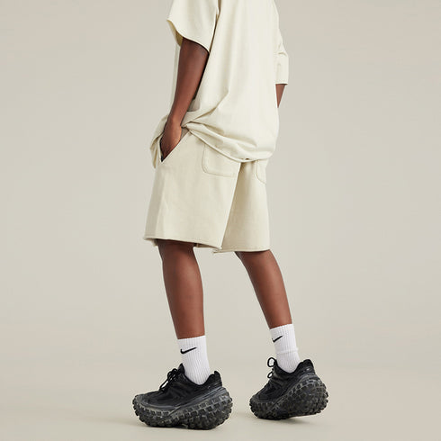 CASUAL RAW EDGE SHORTS