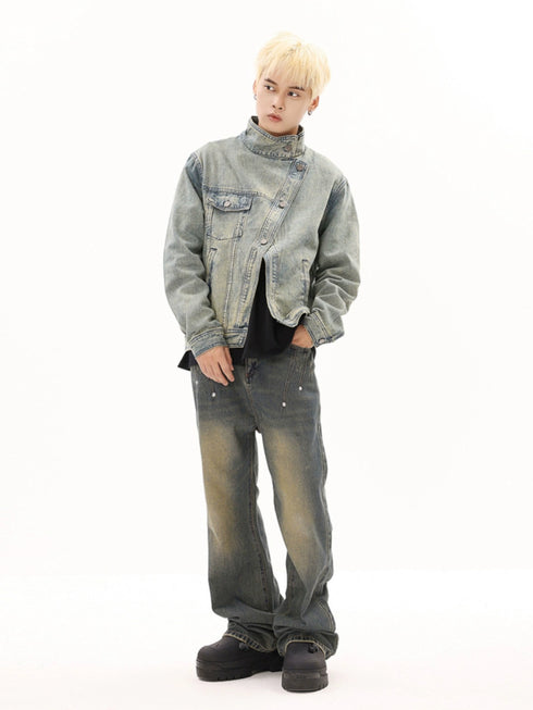 OVERLAPPED DENIM JACKET