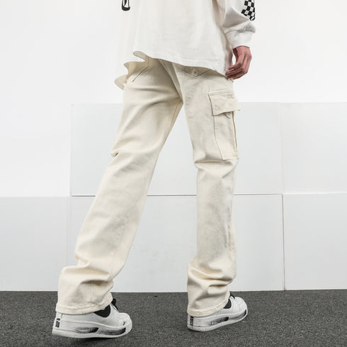 BEIGE STREET PANTS