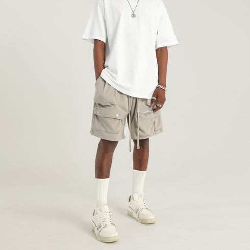 MULTI-POCKET STREET SHORTS