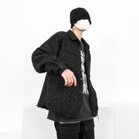 PATTERNED PLAID JACKET