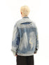 RIPPED PATCH DENIM JACKET