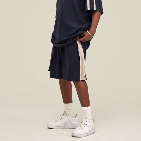 CASUAL ZIPPER-SLIT SHORTS