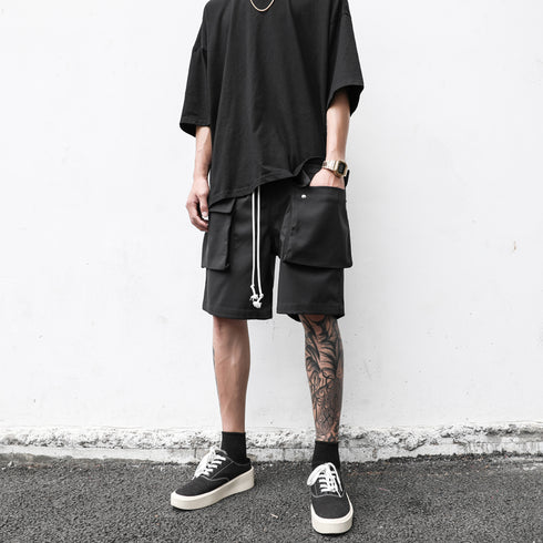 LOOSE FOUR-POCKET SHORTS