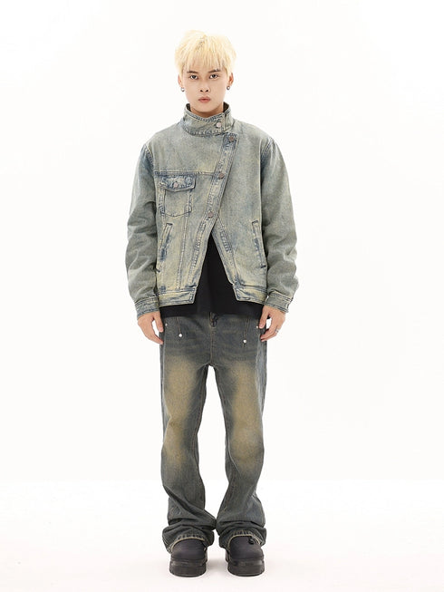 OVERLAPPED DENIM JACKET