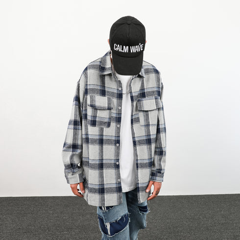 BLUE PLAID FLANNEL