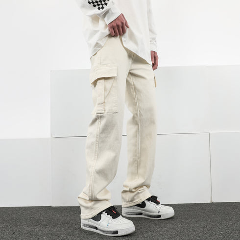 BEIGE STREET PANTS