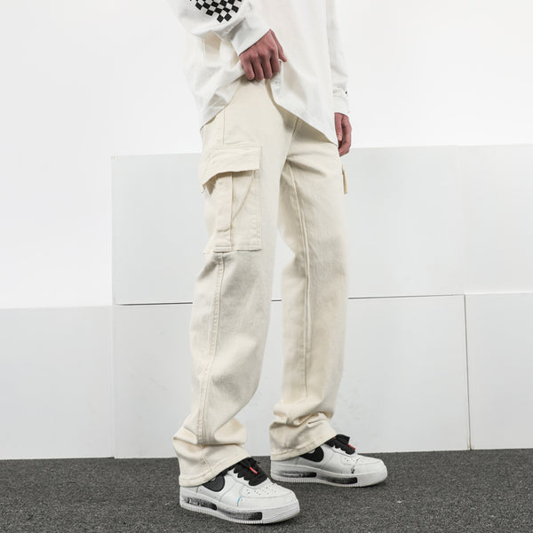 BEIGE STREET PANTS
