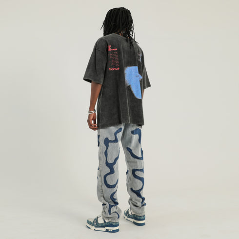 WASH DESTROYED JEANS