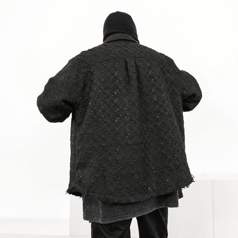 PATTERNED PLAID JACKET