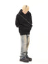 CROSSWISE ZIPPER HOODIE
