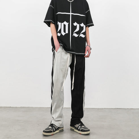 CONTRAST SWEATPANTS
